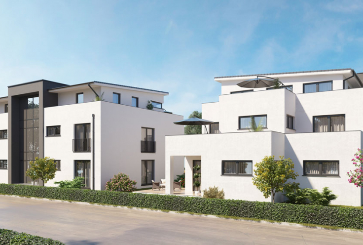 Unser Projekt Neubau von zwei Mehrfamilienhäuser mit einer Tiefgarage